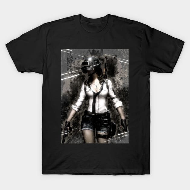 Pubg girl T-Shirt by Durro